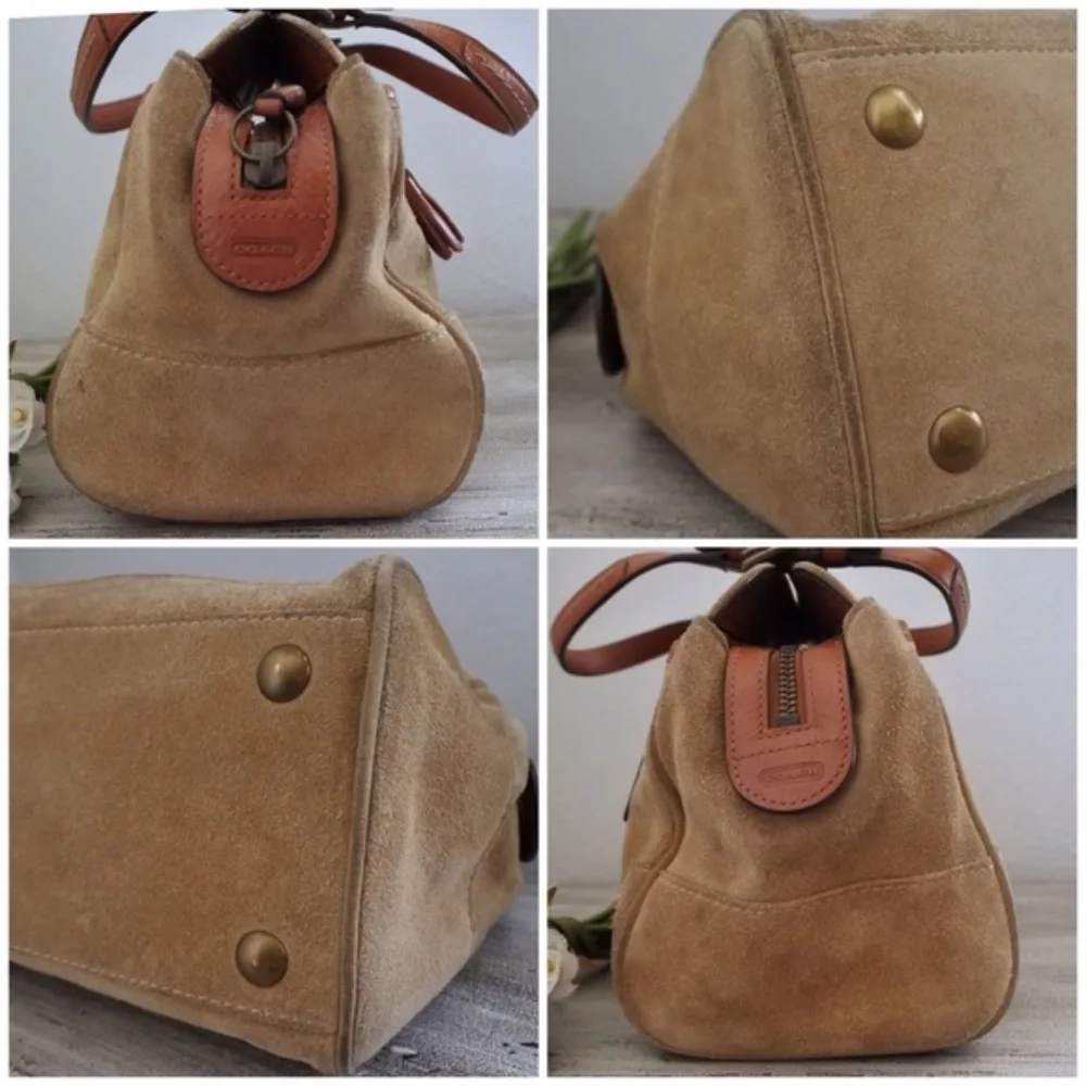 Coach | Soho Camel Suede Satchel Handbag